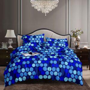 Blue Polka Dot Bedding